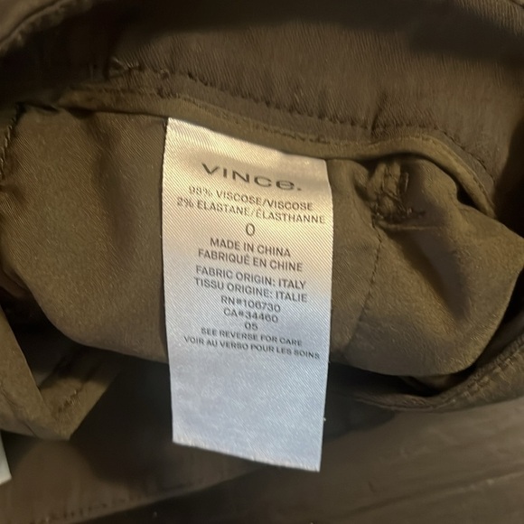 Vince women’s pants size 0 - Picture 7 of 9